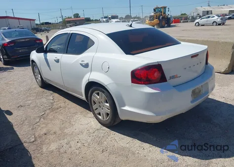 2014 Dodge Avenger Se z USA, uszkodzony, nr VIN 1C3CDZAB6EN214771